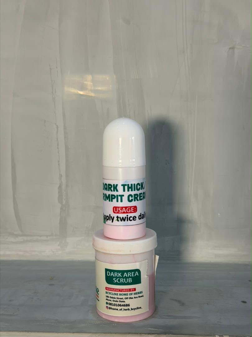 Dark Area Scrub and Roll-On